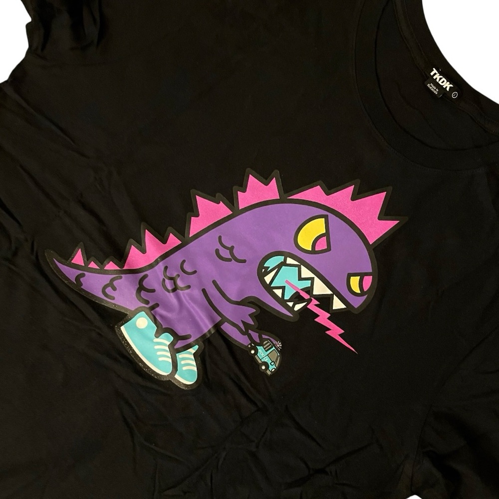 Tokidoki Angry Purple Kaiju Japanese Monster T-Shirt Men’s Large Tee HTF NWT - Picture 2 of 4
